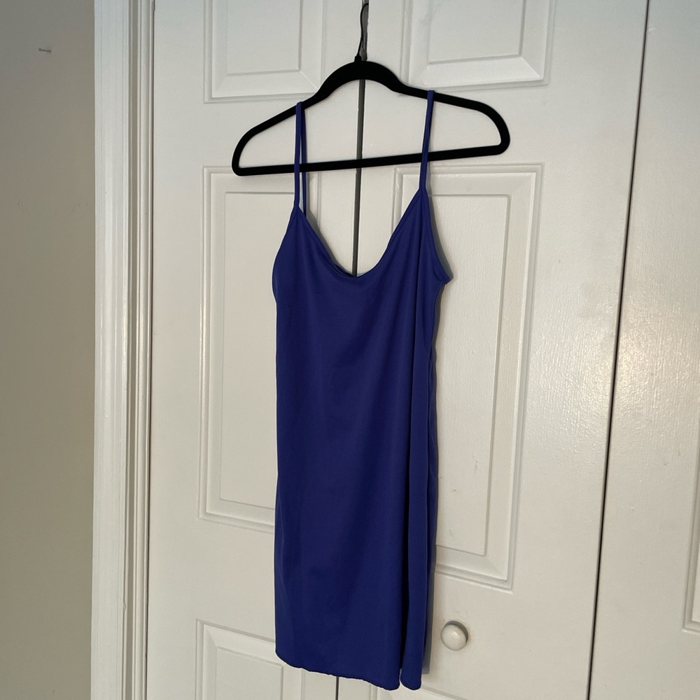 Navy Blue Slip Dress